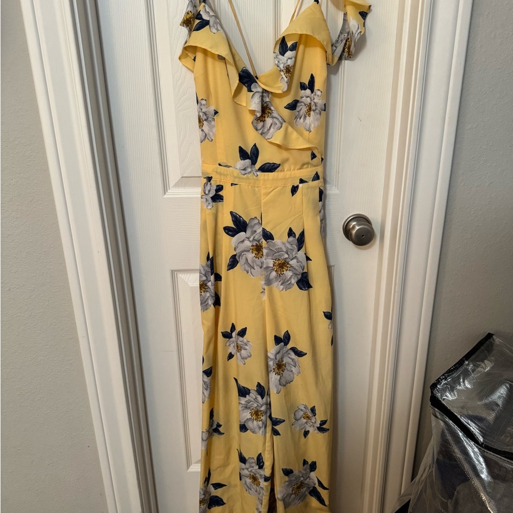 Floral Yellow Dress